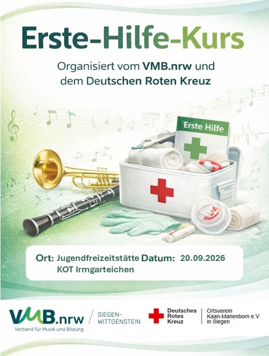 Plakat Erste-Hilfe-Kurs